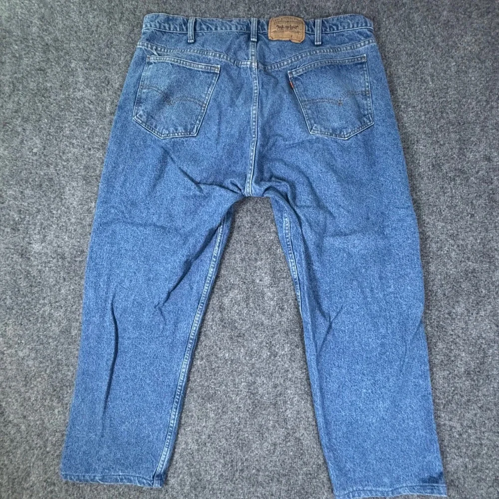 Vintage Levis 505 Orange Tab Jeans Mens 42x30 Denim Straight Leg USA No Care Tag